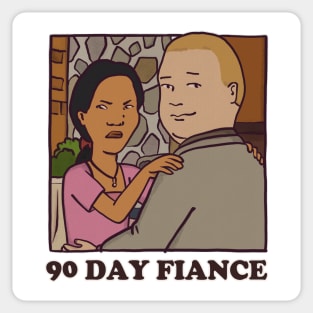 90 Day Fiance / Funny Parody Fan Design Sticker